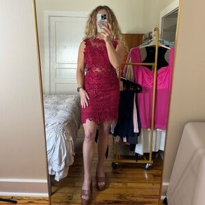 Floral and nude dress size small